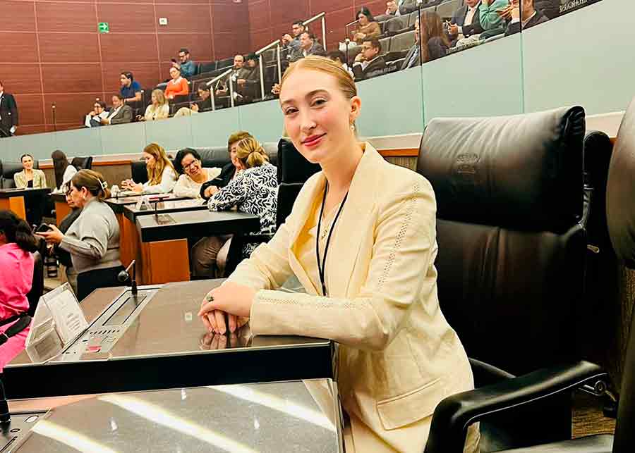 Alumna de Tec Guadalajara presentó propuesta en el senado de la república.