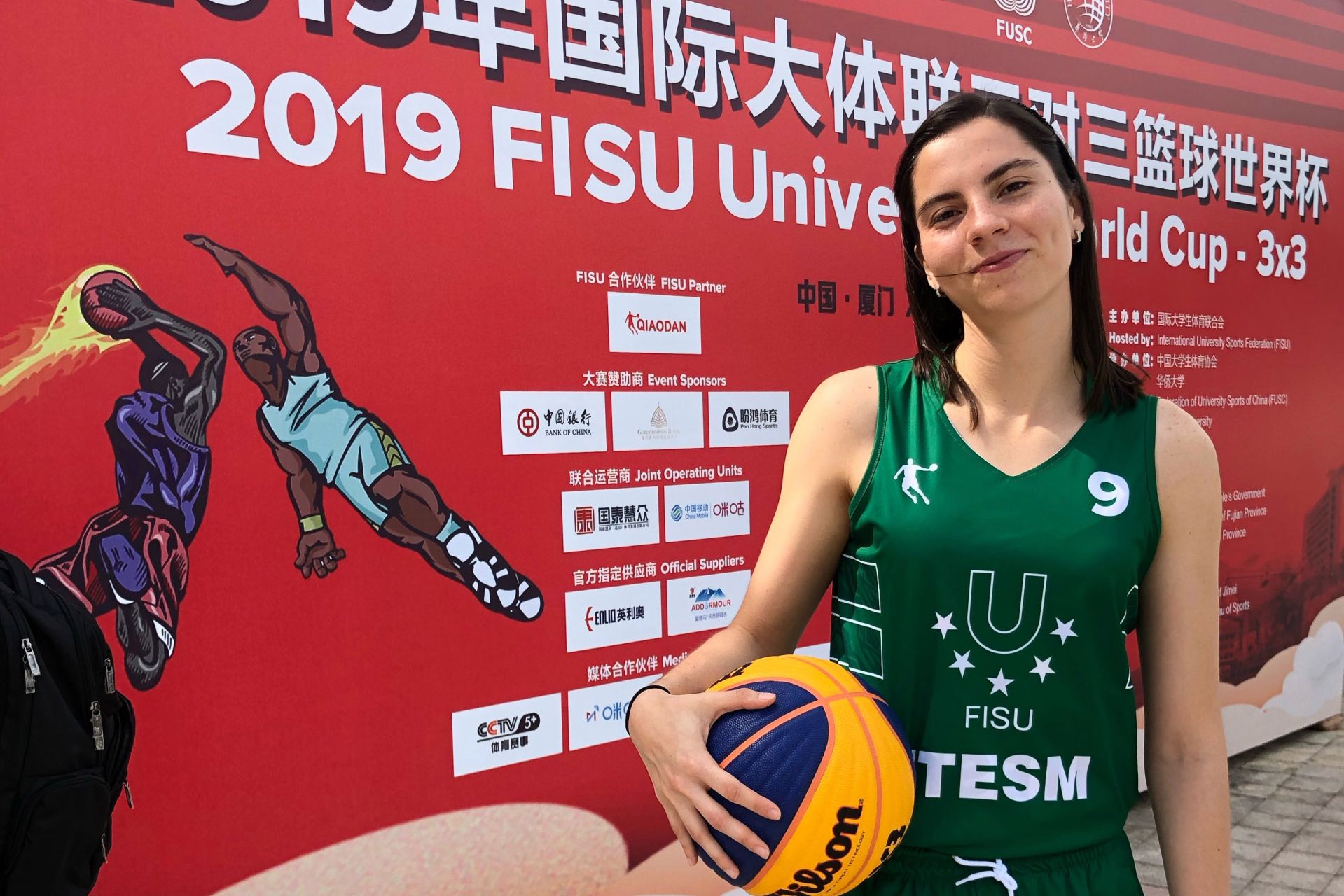 Alumna Viridiana Mazzocco en competencia en China