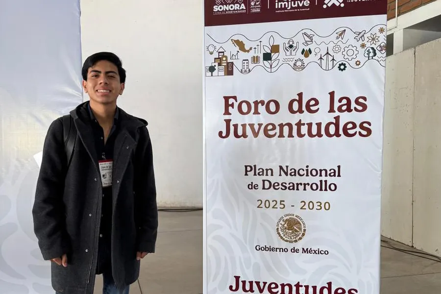 Jesús María en su particiáción en el Foro de las Juventudes