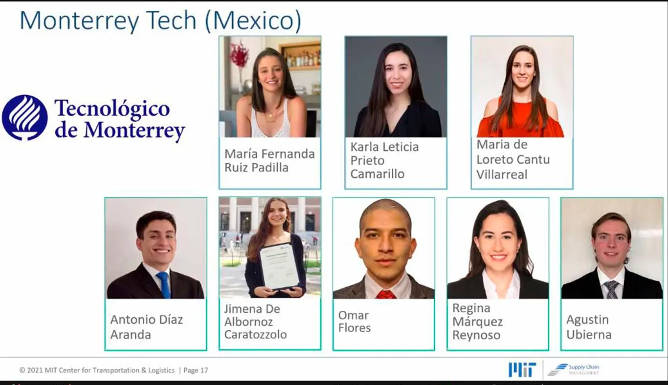 Ganadores del Tec de Monterrey en el MIT Supply Chain | Cortesía: Antonio Díaz