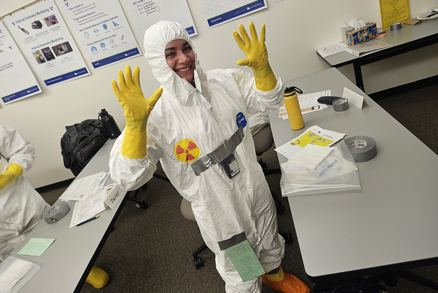Ana Sof&iacute;a en el Laboratorio Nacional de Ingenier&iacute;a en Estados Unidos