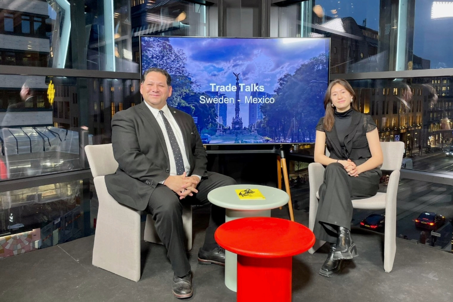 Antonio Perea, encargado de Asuntos Económicos y Comerciales de la embajada de México en Suecia.