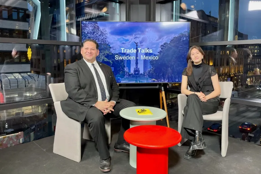 Antonio Perea, encargado de Asuntos Económicos y Comerciales de la embajada de México en Suecia.