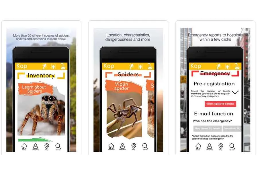 App que permite identificar diversas especies de arañas, alacranes y serpientes