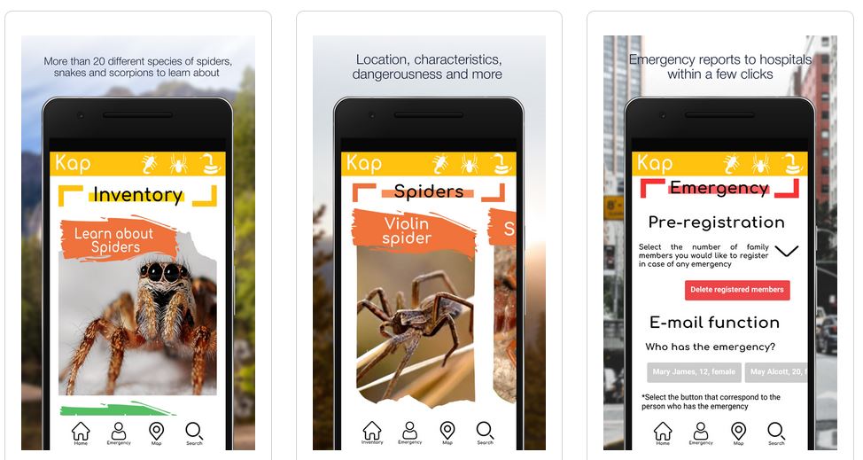 App que permite identificar diversas especies de arañas, alacranes y serpientes