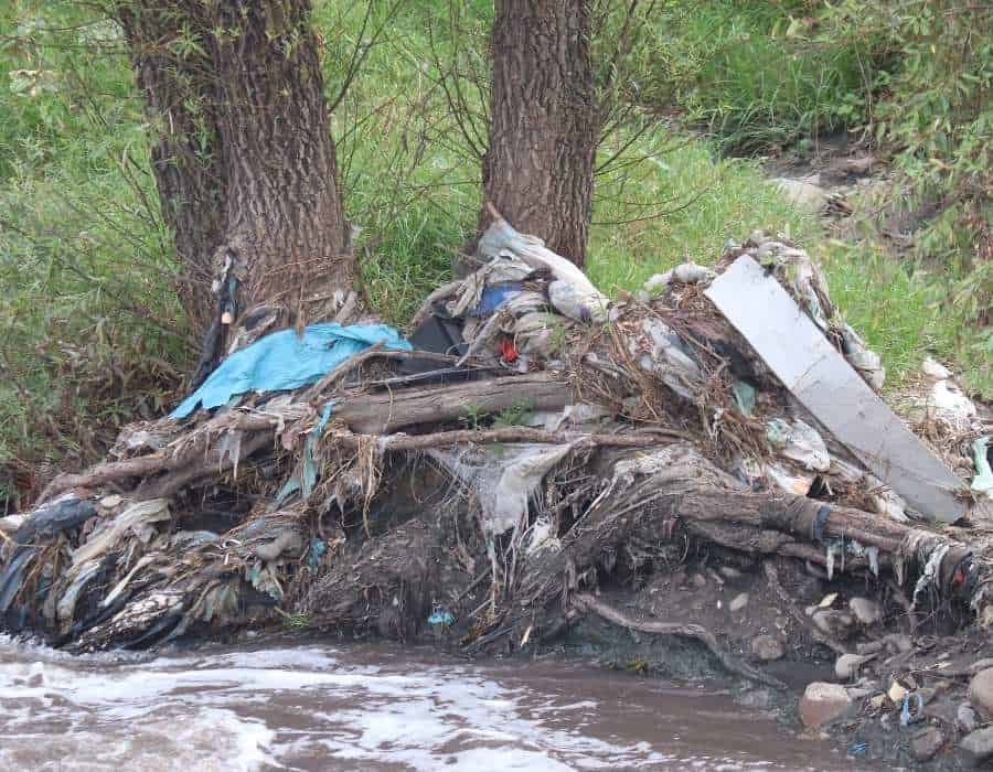 Zonas conurbadas y campos de hortalizas son afectados por igual