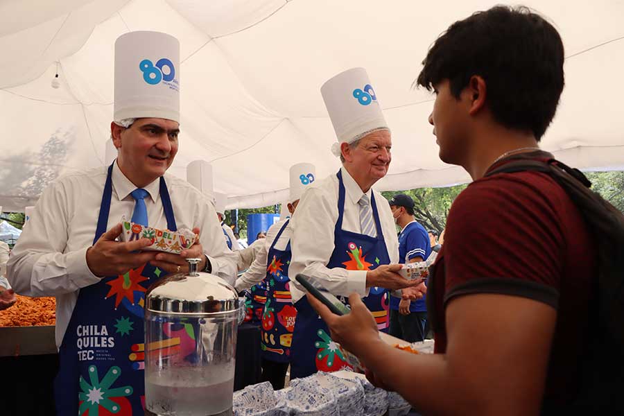 Autoridades de la institución se sumaron a la Celebración Estudiantil en el campus Monterrey.