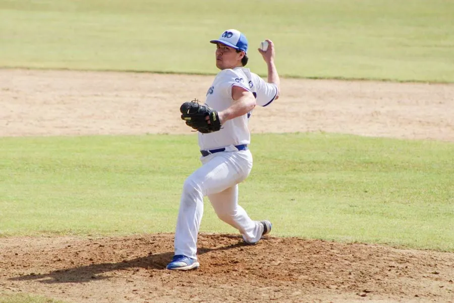 Juan Carlos durante un juego con el equipo Borregos del Tec de Monterrey