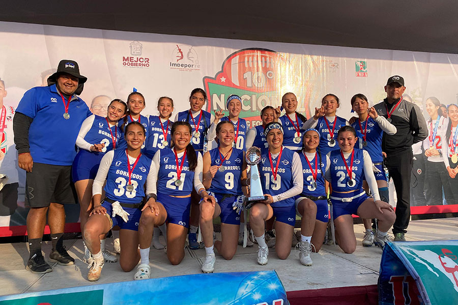 Santa Fe subcampeonas nacionales de flag football