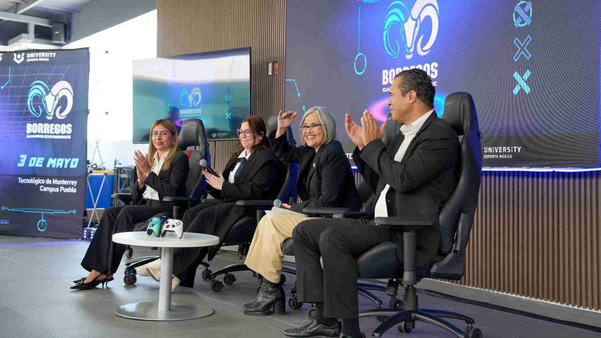 Tec de Monterrey campus Puebla presentó el evento Borregos Gaming Experience en conferencia de prensa