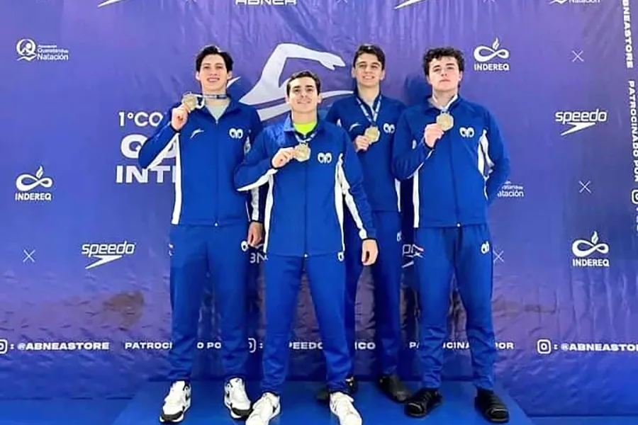 Jorge Trueba, Maximiliano Pérez, Guillermo Cepeda y Andrés González establecieron el récord mexicano