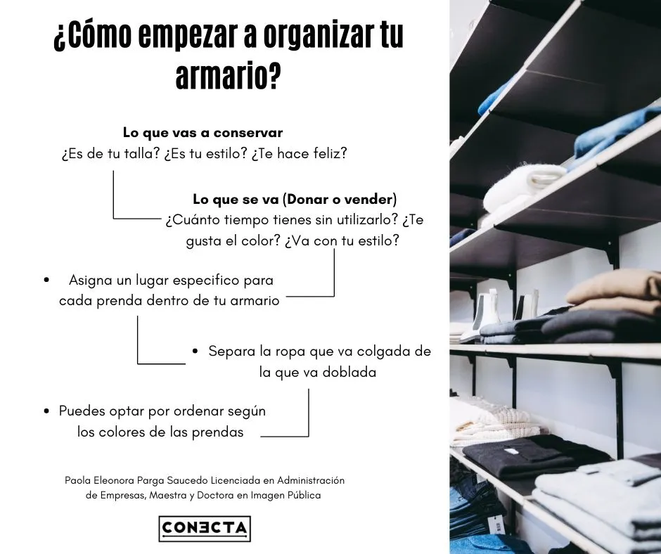 Organiza y optimiza tu armario según la doctora Paola Parga
