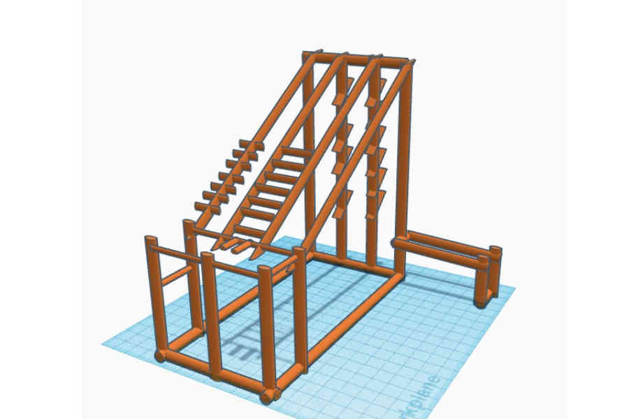 CalisTec diseña estructura de barras pública