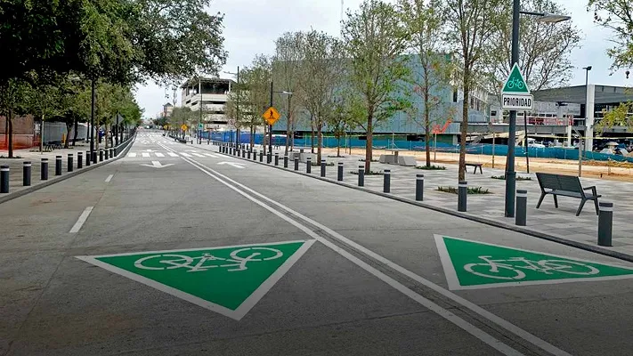 La implementación de Junco de la Vega como calle completa fue uno de los logros del 2020 en el campus Monterrey.