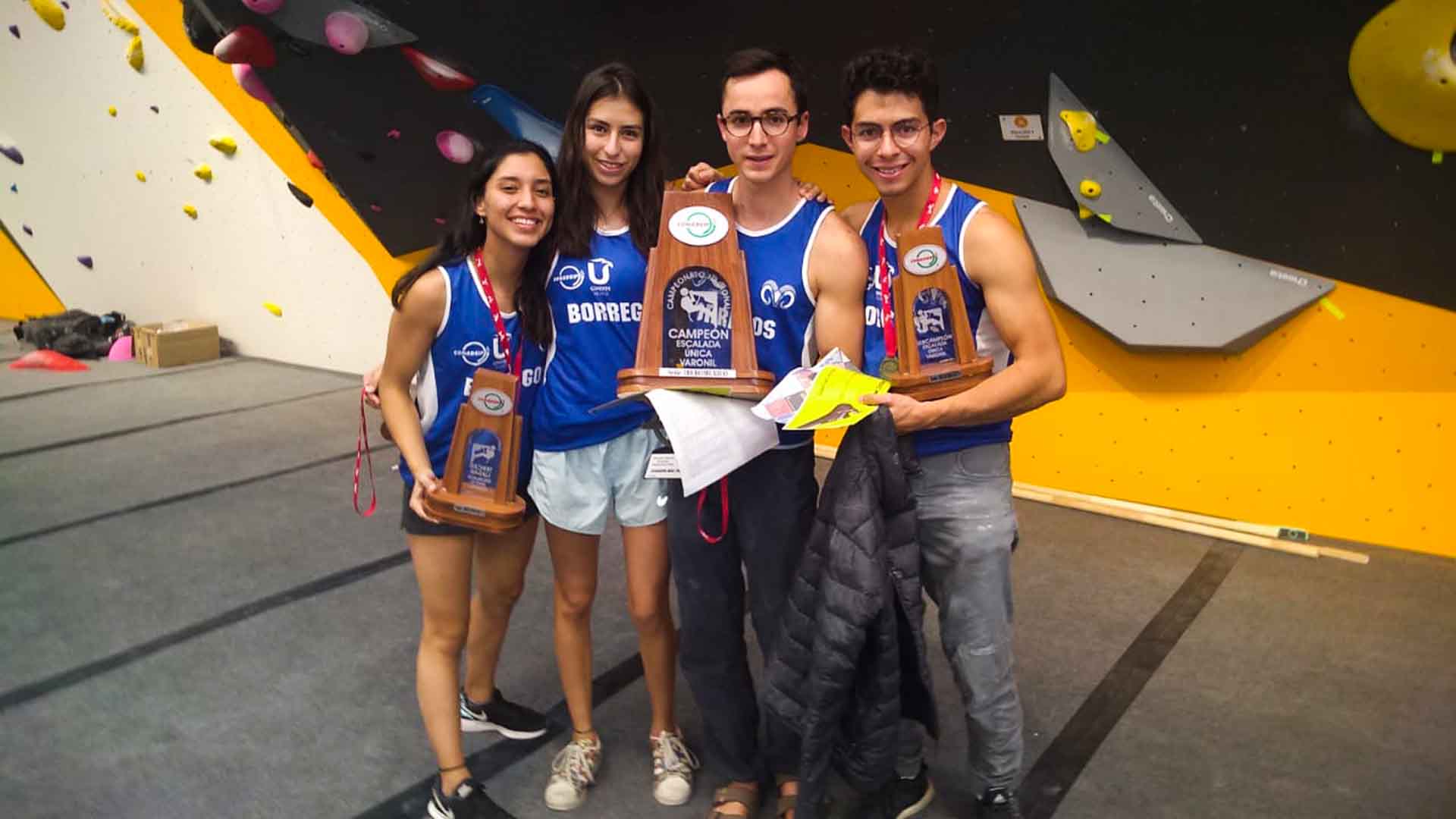 Campeones Nacionales de Escalada Deportiva 