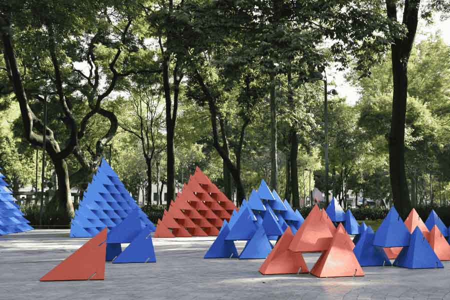 Alae, el montaje final presentado en la Alameda Central de Ciudad de México. Foto: Fer Portillo