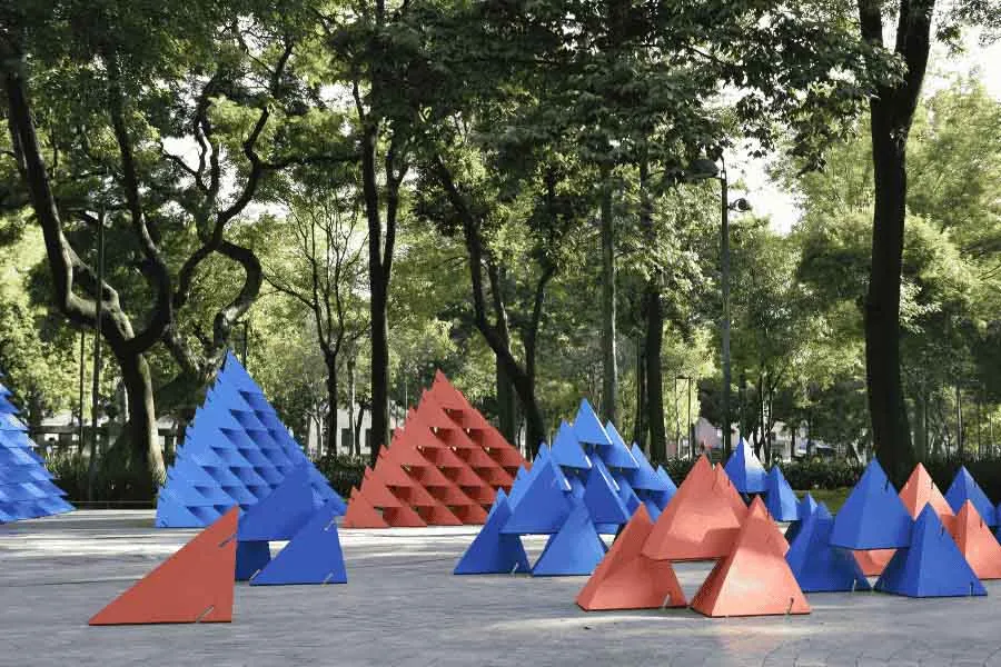 Alae, el montaje final presentado en la Alameda Central de Ciudad de México. Foto: Fer Portillo