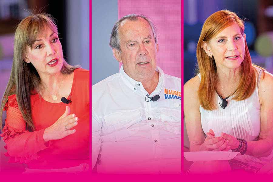 Candidatos y candidatas a la alcaldía de SPGG en Foro Actúa 2021