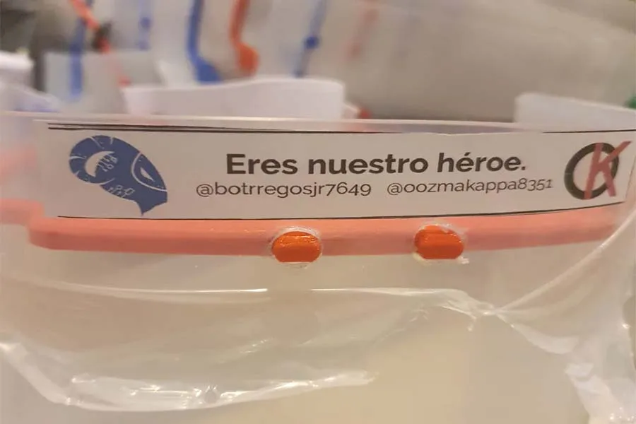 Caretas del gupo estudiantil Botrregos jr