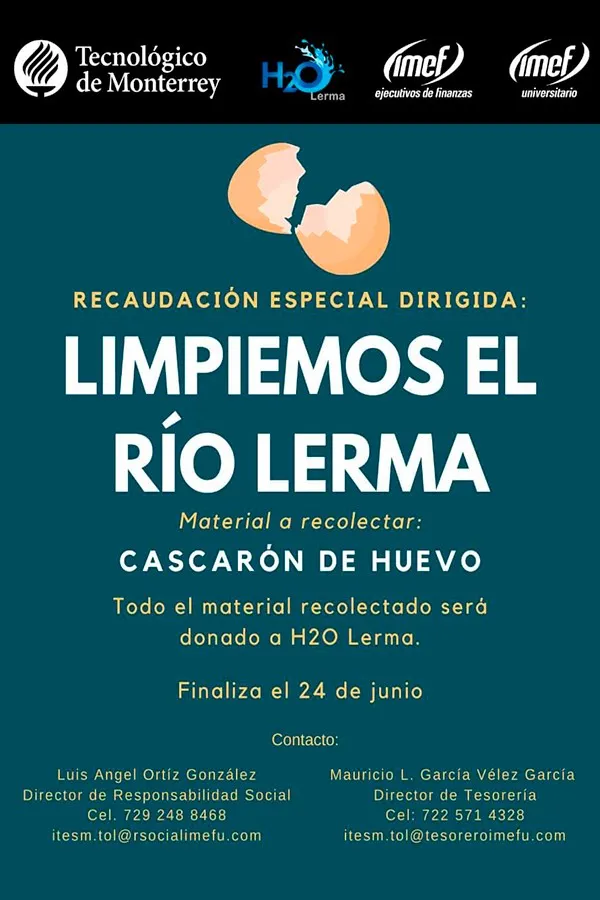 recolección de cascarón de huevo