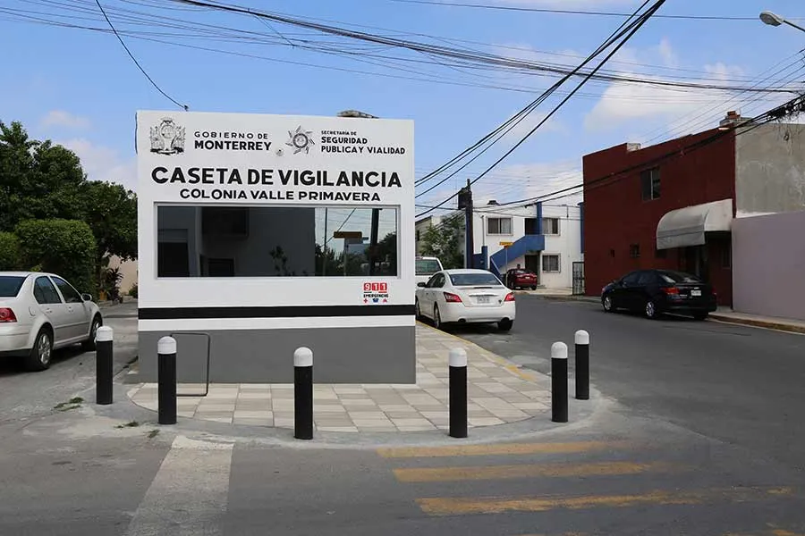 Caseta de vigilancia, colonia Valle Primavera.