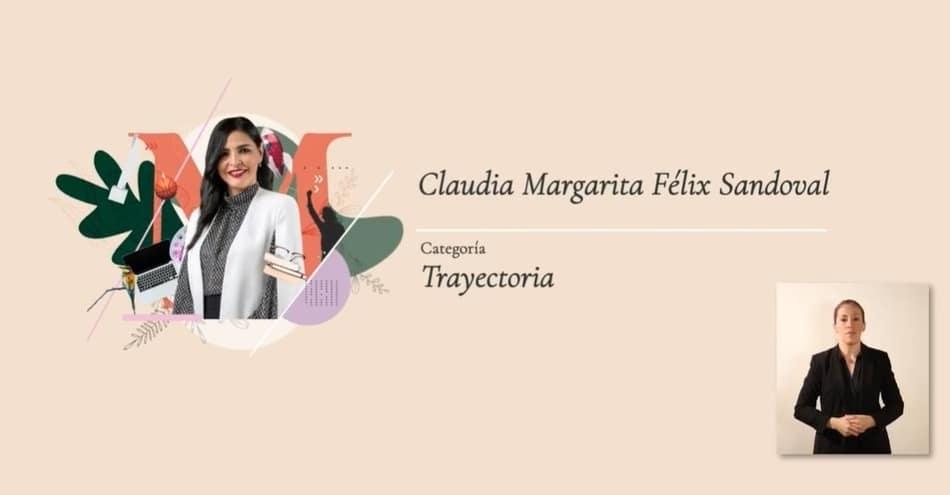 Claudia Félix directiva del Campus Guadalajara es distinguida por su trayectoria con Premio Mujer Tec