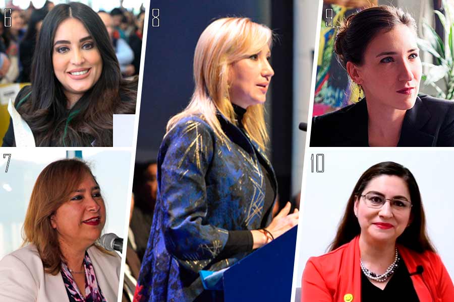 Rosalinda Ballesteros, Beatriz Palacios, Alma Rosa Marroquín, Maryangel García y Cynthia Villarreal dirigen proyectos e iniciativas en el Tec. 