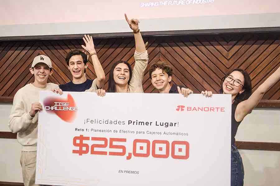 Concurso bancario IISE, Reto Banorte, fue ganado por estudiantesl del Tec Guadalajara. 