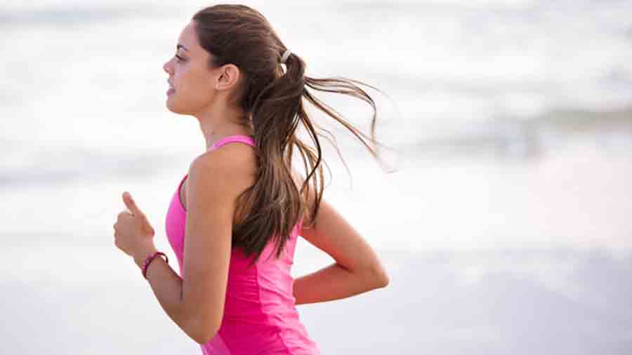 Mujer corriendo