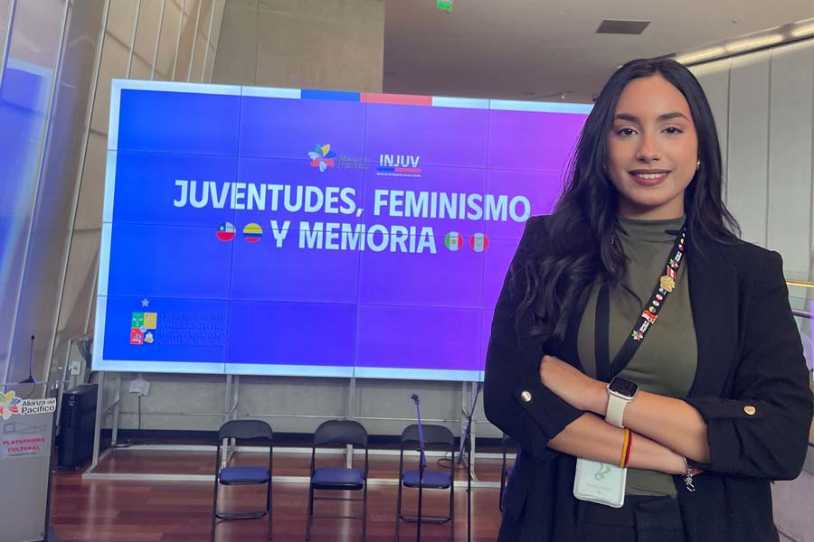 Danae López durante el encuentro VAP 2025 en Chile. Foto: Danae López