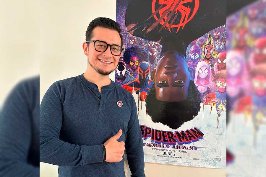 Daniel estuvo en el equipo ganador del Óscar en 2019 por Spider-Man: Un nuevo Universo.
