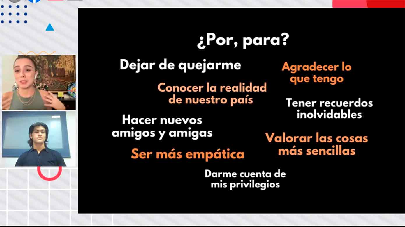 Día Bicultural de PrepaTec Santa Anita con influencer Jessica Fernández sobre emprendimiento social. 