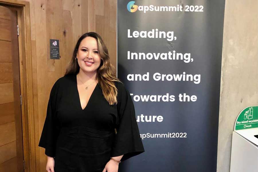 Diana Bonilla durante el Gap Summit 2022.