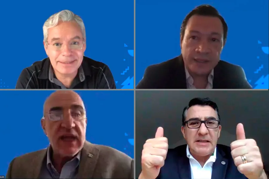 Directivos en su mensaje de felicitación Xv Aniversario PrepaTec Valle Alto