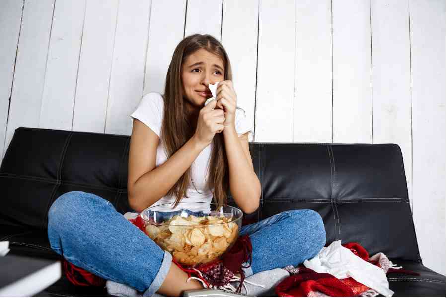 Mujer llorando