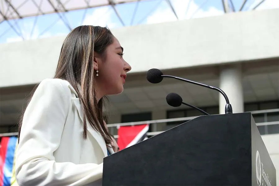 María Fernanda durante MUNMX 2024. Foto: Elier Rojas.