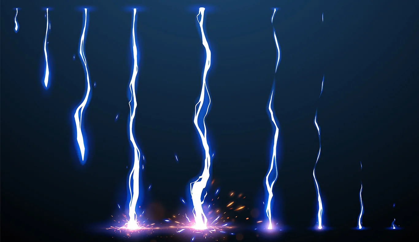 Simulación de rayos gamma.