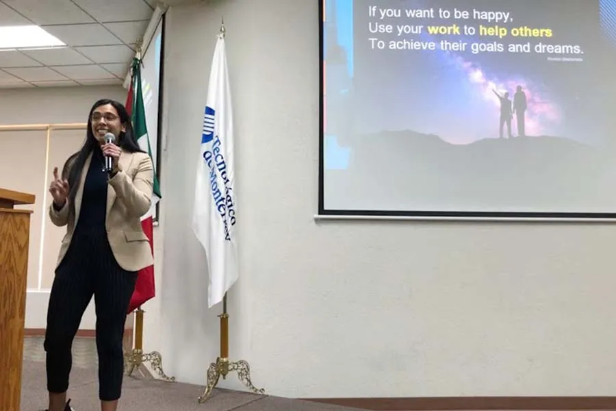 Cyndi de la Torre experta en entendimiento del Parque Orión del Tec