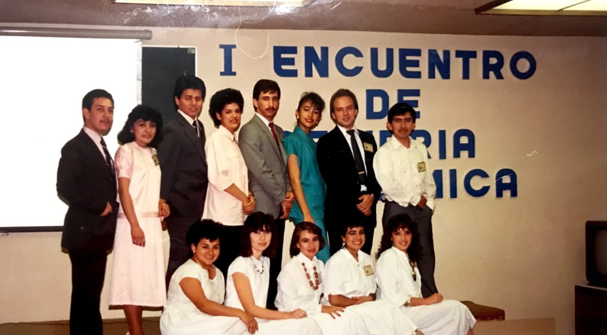 Alumnos en el Primer Encuentro de Ingeniería Química del Tec de Monterrey.