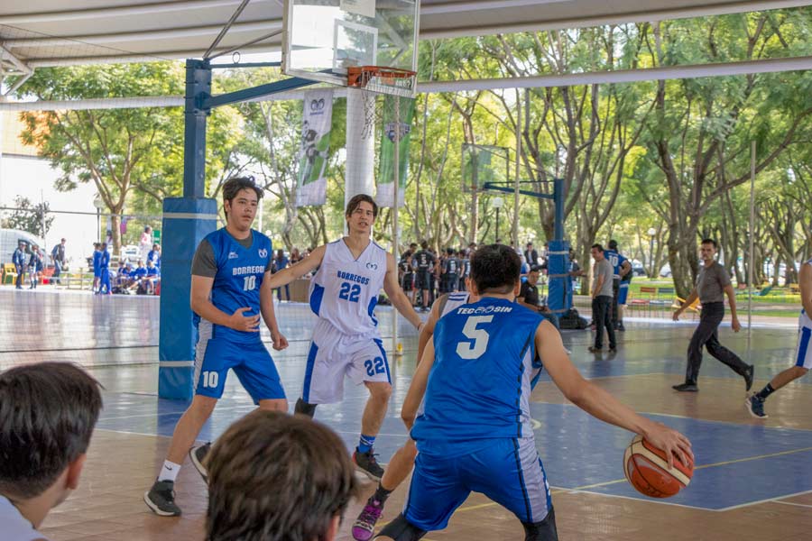 equipo de basketball representando a sinaloa en intercampus 2019