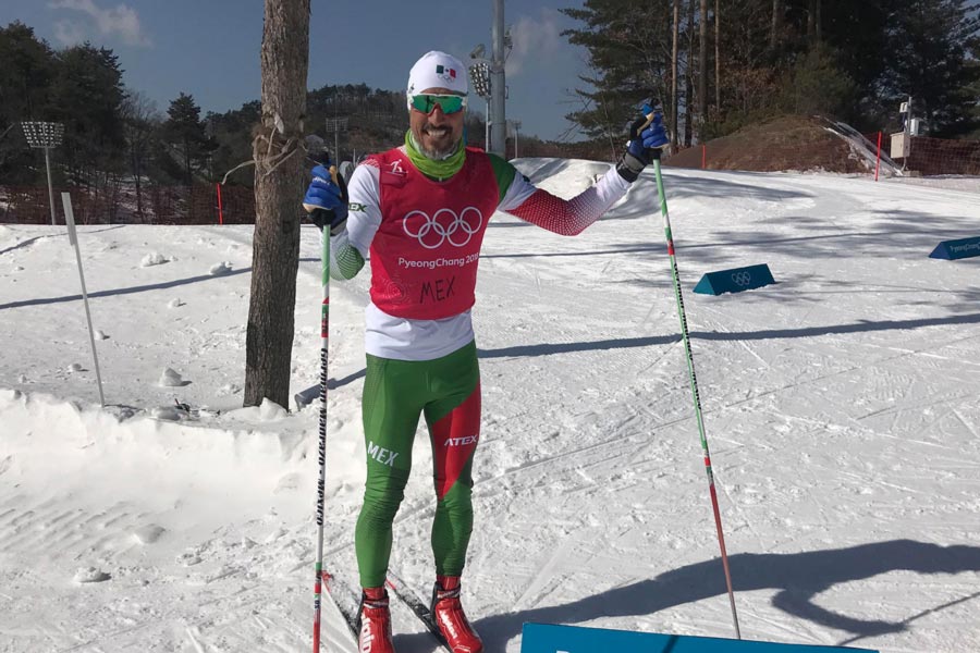 Germán Madrazo compitió en los pasados Juegos Olímpicos de invierno.