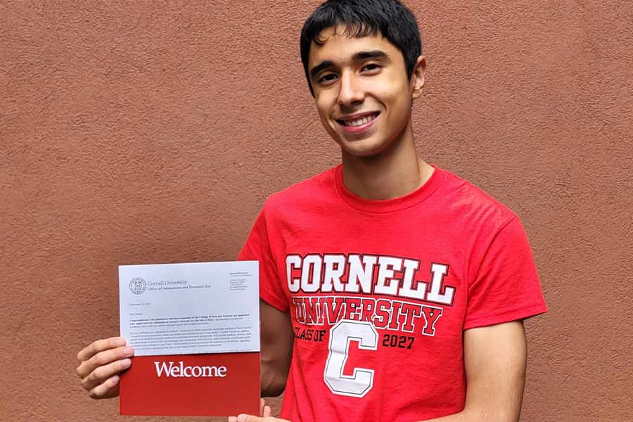 Estudiante de PrepaTec  aceptado en Cornell University