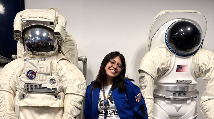 La estudiante del Tec campus Quer&eacute;taro obtuvo segundo lugar con su equipo en programa de la NASA por traje m&eacute;dico inteligente 