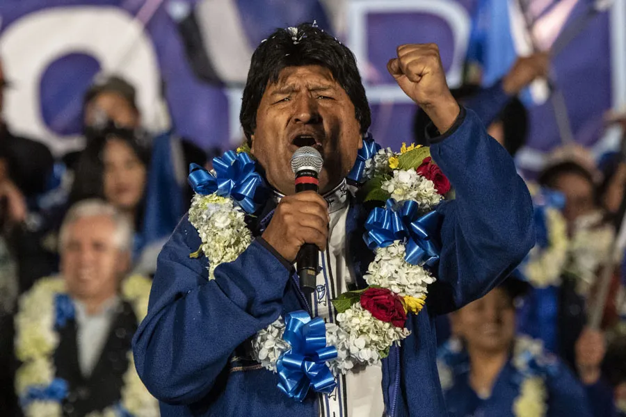 Evo Morales.