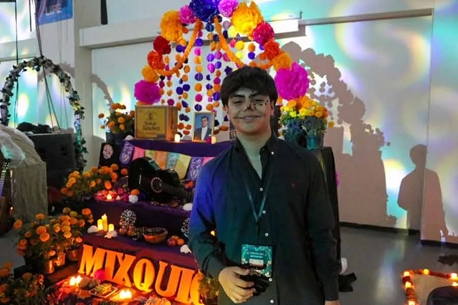 Fiesta de Humanidades, celebración del Día de Muertos en PrepaTec Santa Anita.