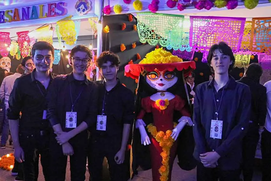 Fiesta de Humanidades, celebración del Día de Muertos en PrepaTec Santa Anita.