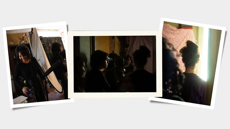 Estudiantes del Tec durante la realización de sus documentales