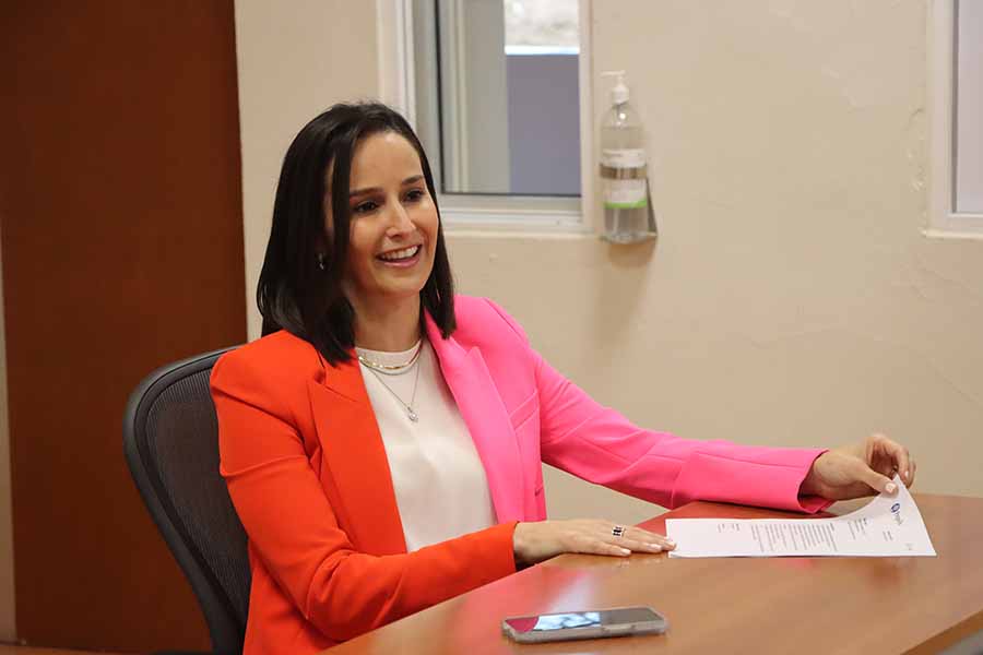 Gabriela Beltrán, presidenta de Cruz Rosa. 