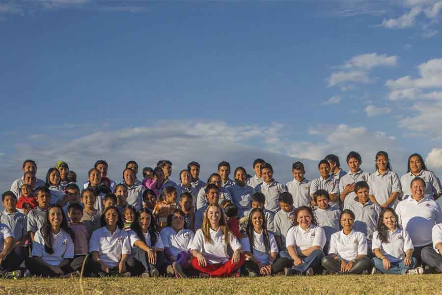 Gabriela Goldsmith con su fundación de Código Ayuda