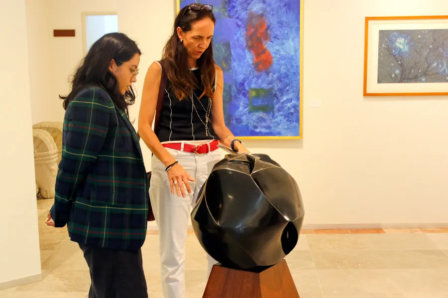 Apreciación de la obra Eje de fuerza, de Yvonne Domenge.